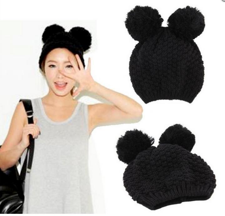 mickey mouse winter hat with ears