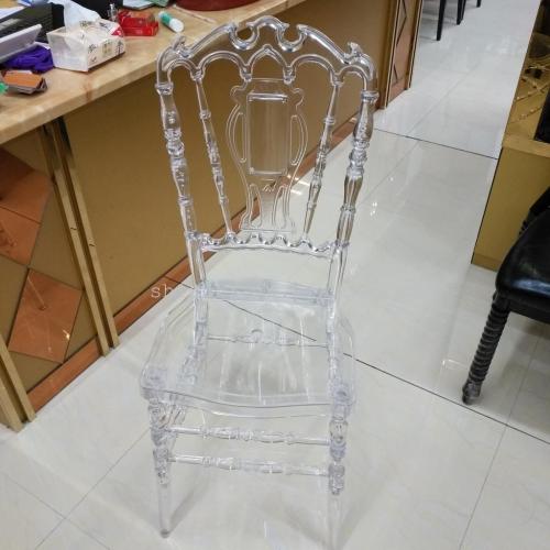 Beijing Shanghai Acrylic Transparent Bamboo Chair Crystal Chair European Outdoor Wedding Bamboo Chair