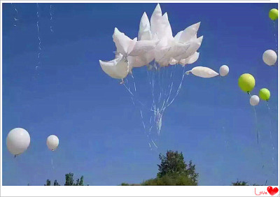 The aluminum film balloon flying helium outdoor wedding celebration on various occasions of the decoration