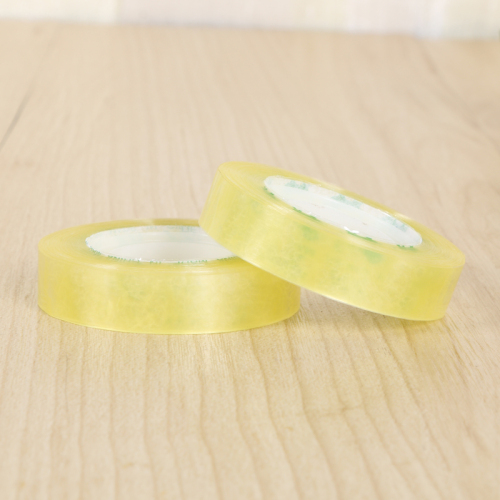 Student Stationery Transparent Small Tape Paper Tape Office Strong Narrow Sealing Box Transparent Tape Wholesale 1.2 Width