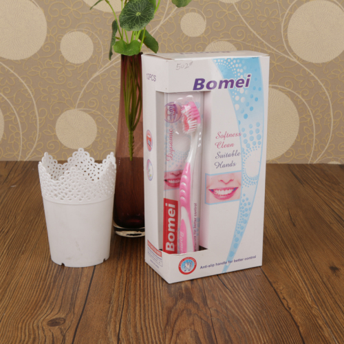 bomei toothbrush adult toothbrush elastic gum care filament soft bristle toothbrush