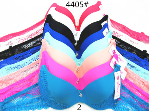 Export South American Bra Sexy Lace Edge Underwear Large Size Foreign Trade Bra Spot