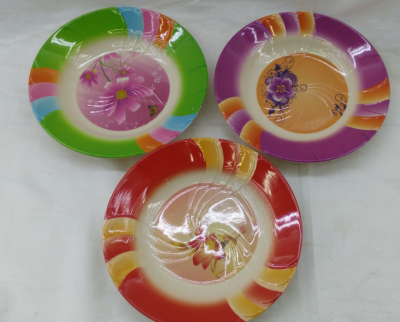 Pan mi-amine tableware imitation porcelain bowl fruit tray tray dish dish stock manufacturers direct sales