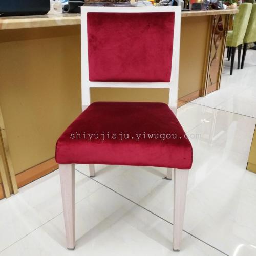 guiyang， guizhou leisure restaurant dining table and chair hotel buffet dining room chair hotel breakfast imitation wooden chair