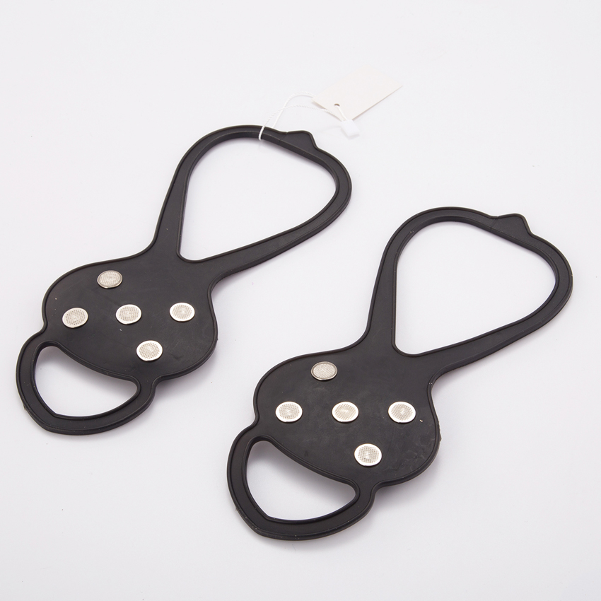 Simple figure 8 anti - skater claw snow anti - skid shoe cover stainless steel five - tooth ice claw
