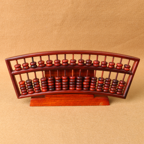 red acid branch with base decoration abacus