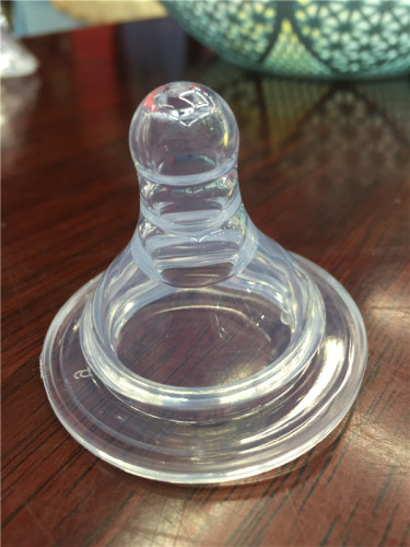 Wide-Caliber Liquid Silicone Nipple Can Be Equipped with Various Wide-Mouth Feeding Bottles Breast Milk Real-Sense Nipple