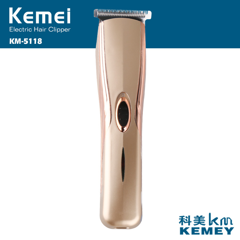 Kemei KM-5118 rechargeable hairdressing hair clipper portable charging hairdresser
