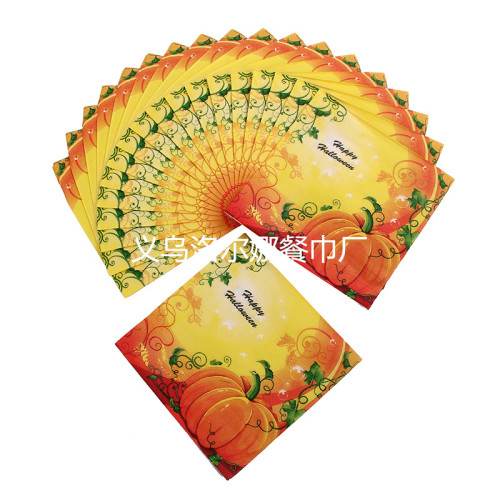 printed napkin tissue color napkin placemat disposable napkin household paper customized