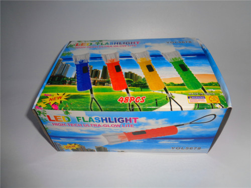Children‘s Plastic Toy Keychain Light Gift Ygl5678 Flashlight Luminous Pendant Led Night Light
