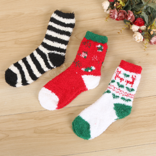 Stall Winter Home Floor Socks Cute Fashion Warm Sleep Socks Terry Sock