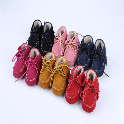 New Hand-Stitched Baby Cotton Boots Baby Non-Slip Toddler Boots
