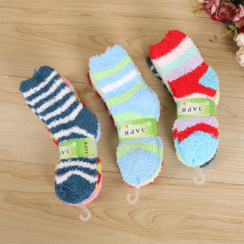 Stall Winter Fashion Children‘s Socks Children‘s Terry Sock Warm Sleep Socks