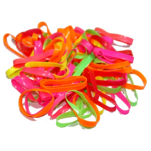 New TPU Material Fluorescent Series Korean Children‘s Tied-up Hair Candy Rubber Band