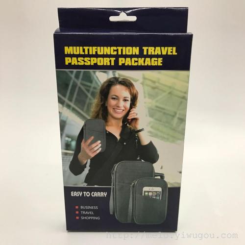 multifunctional travel passport bag， travel wallet
