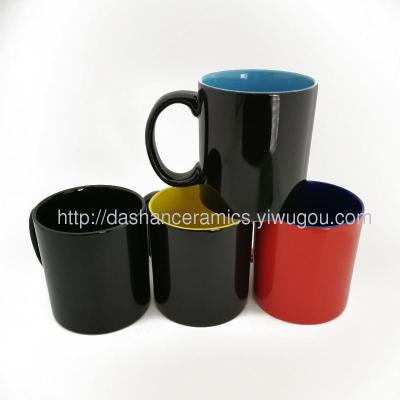 WEIJIA 500ML capacity color Mark ceramic cup promotional gifts special coffee cup