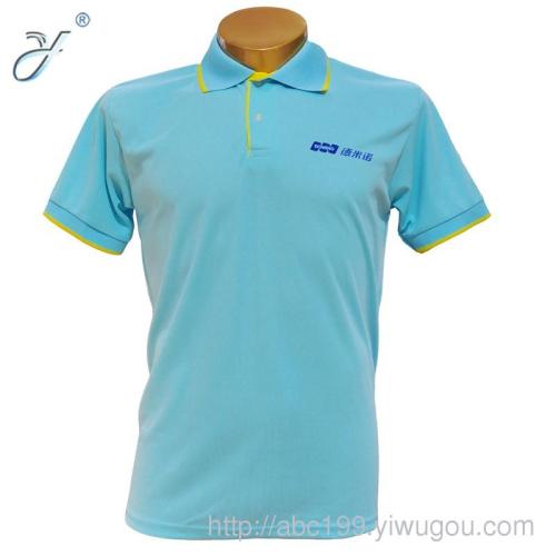 factory gift advertising shirt casual t-shirt solid color printing polo business shirt