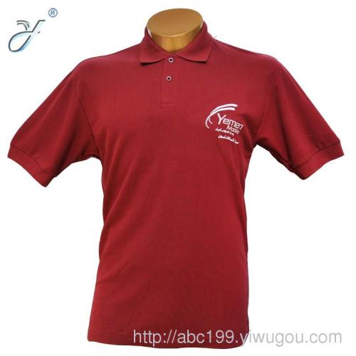 factory gift advertising shirt casual t-shirt work clothes embroidered logo breathable polo shirt customization
