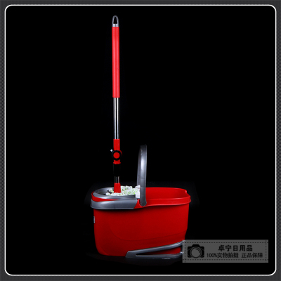 Mop bucket rotation Mop wipes automatically dry four-drive-free Mop Mop Mop Mop Mop floor bucket