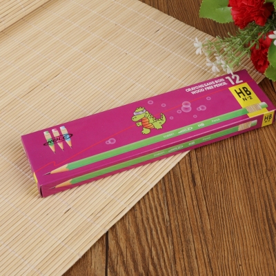 Wooden non-toxic HB writing pencils for children and primary school students