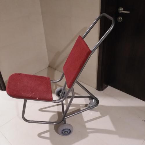 zhejiang hangzhou hotel banquet trolley hotel dining chair transport cart pull chair cart