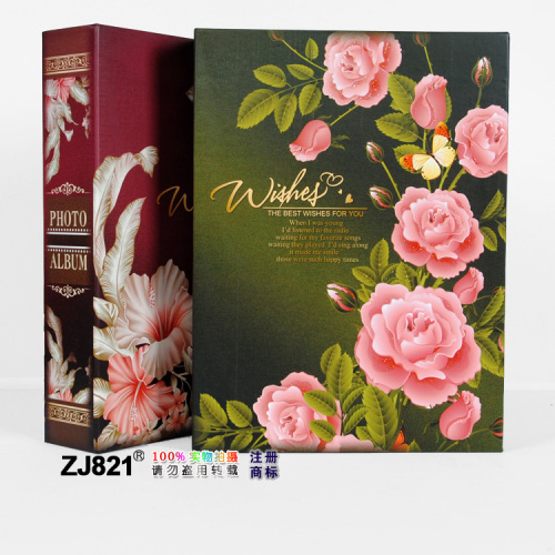 Album 8-Inch 100 Pieces 6-Inch Also Has Boxed Flower Pocket Photo Album Korean Insertion-Type Album