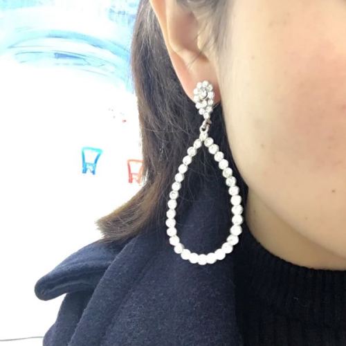 korean elegant earrings anti-allergy fashion popular ornament