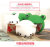Children cartoon ball protective Angle infants safety silicone anti - collision Angle