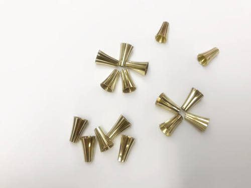 brass batch flower horn necklace bracelet essential diy copper jewelry accessories