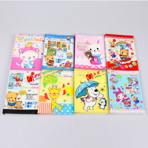 Pp Soft Surface Small Photo Album 7-Inch 36 Pieces 6-Inch Plastic Available Baby Gift Studio Gift Children‘s Day Gift