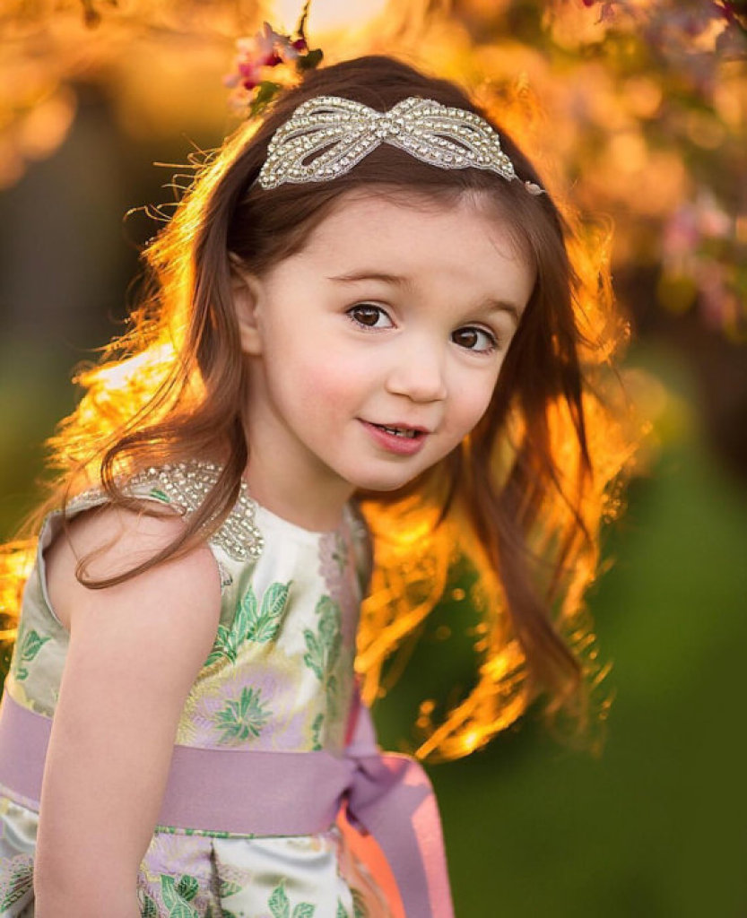 the new diamond baby hair with shiny luxury euramerican children