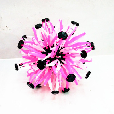 Children's novelty toys wholesale plastic deformation telescopic ball flower ball toys