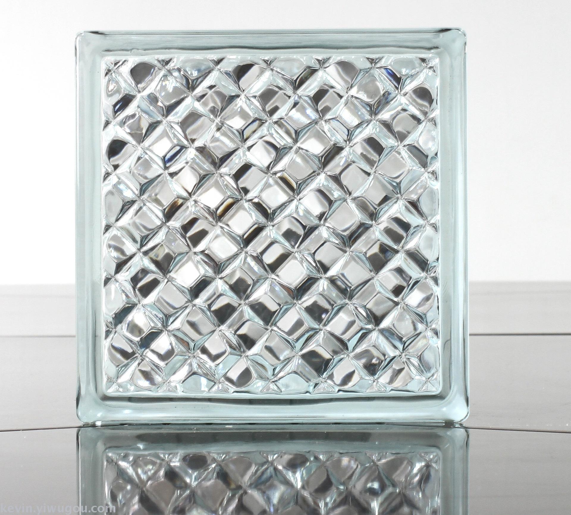 水晶玻璃砖 空心玻璃砖 室外墙体 室内隔断装饰透光玻璃