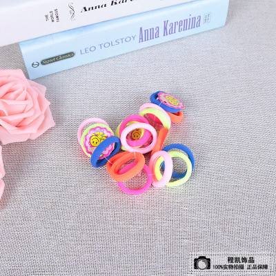 Headdress Child Girl Candy-Colored Hair Tie Hair Rope Hair Rope Rubber Band Hair Accessories