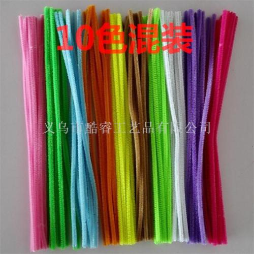 10 colors 10 mixed hair roots， twisted stick material wholesale