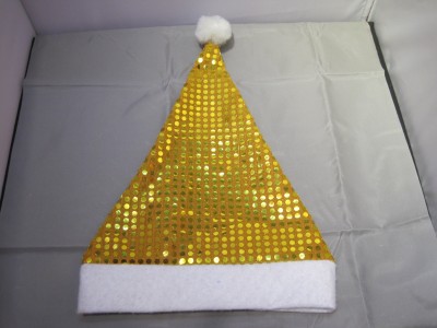 Christmas on Christmas glitter sequins color christmas hat