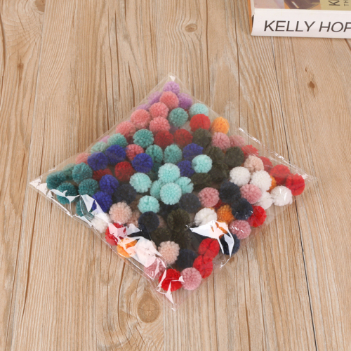 Polyester Material Solid Color Woolen Yarn Ball Color Variety Factory Direct Sales