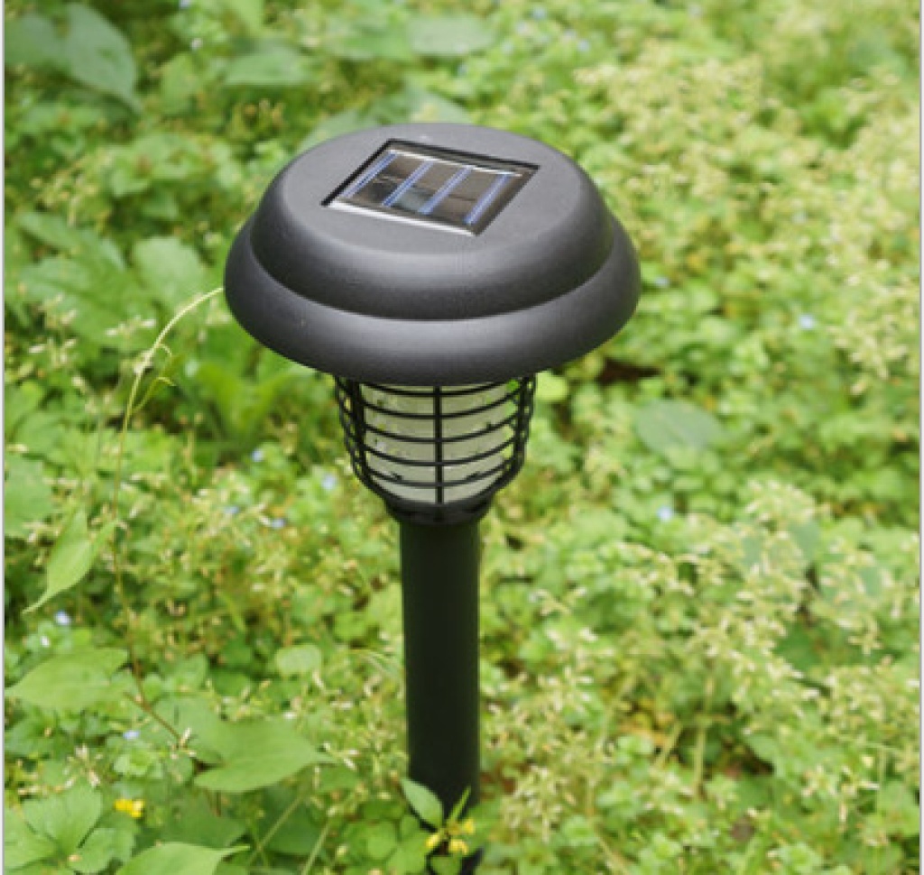 solar lights mosquito killer lamp charging outdoor