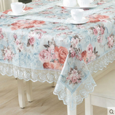 European Minimalist Garden lace fabric color table cloth tea table cloth