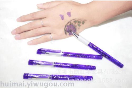 factory direct sale new hot sale fashion tattoo pen painted environmental protection tattoo pen gel pen
