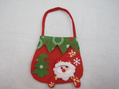 Christmas cartoon handbag Santa Claus snowman bag Christmas decorations.