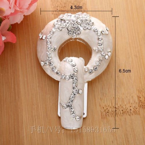 manufacturer wholesale new duck mouth buckle vintage mink fur fur buckle alloy rhinestone clothing button clothing accessories