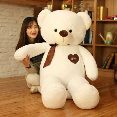 Ribbon LOVE bear plush toy bear doll doll doll bear Tactic