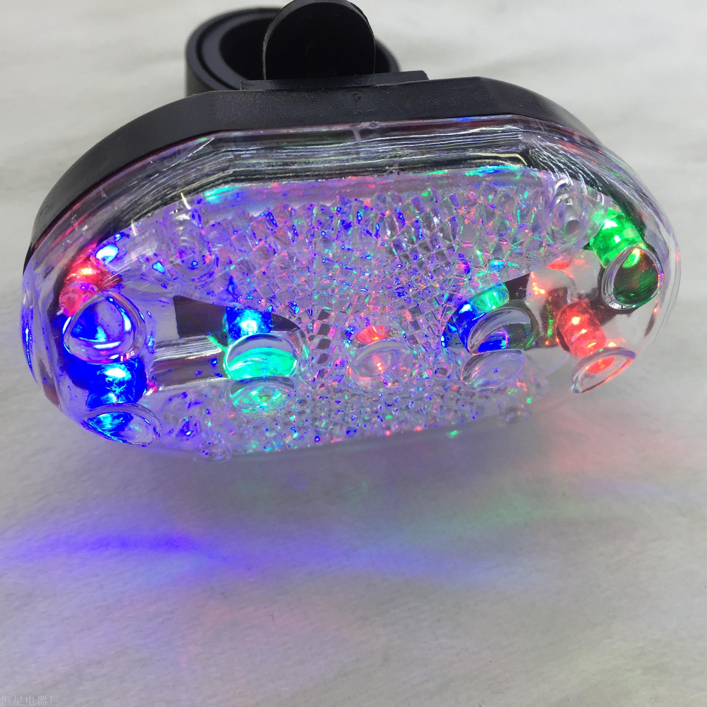 Bicycle tail light mountain bike tail lamp warning lamp LED tail lamp /9LED tail lamp