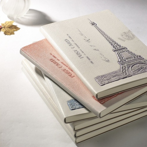 new creative eiffel iron tower notebook simple fresh notepad portable thickened intimate notebook stationery
