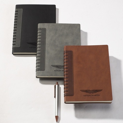 Factory Customized Business Office Notebook High-End Leather Surface Notepad Paperback Conference Record Book Wholesale