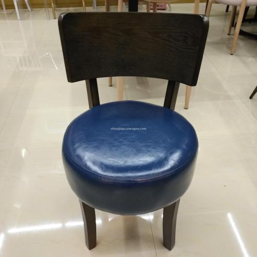 Yiwu Foreign Trade Disassembly western Restaurant Cafe Dining Chair European Modern and Simple Solid Wood Leisure Chair 