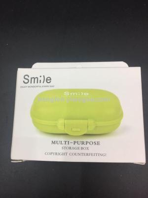 Smile Travel Kit four portable carry small lattice packing pills
