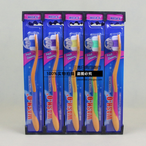 WASH-Q Foreign Trade Chinese Hair Adult Toothbrush 300 Pcs/Box