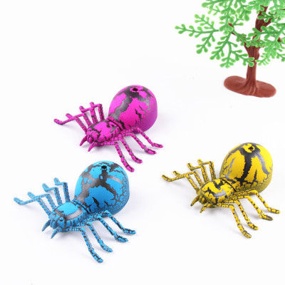 A novel spider terror Halloween toys expansion toy dinosaur egg hatching eggs toy stall